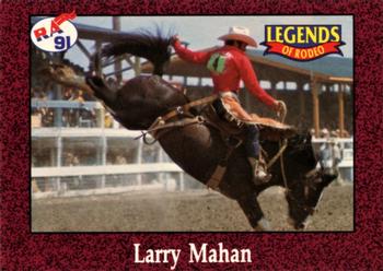 1991 Rodeo America Set B #21 Larry Mahan Front